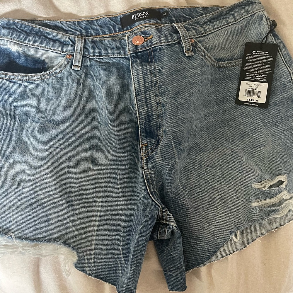 New with tags Hudson shorts size 33